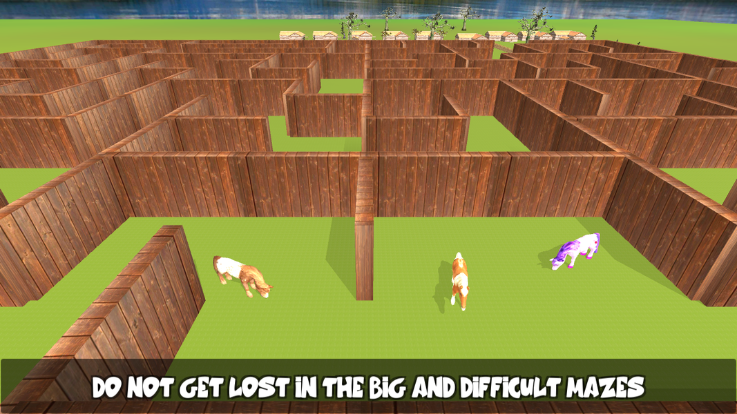 Pony Horse Maze Run Simulator - عکس بازی موبایلی اندروید