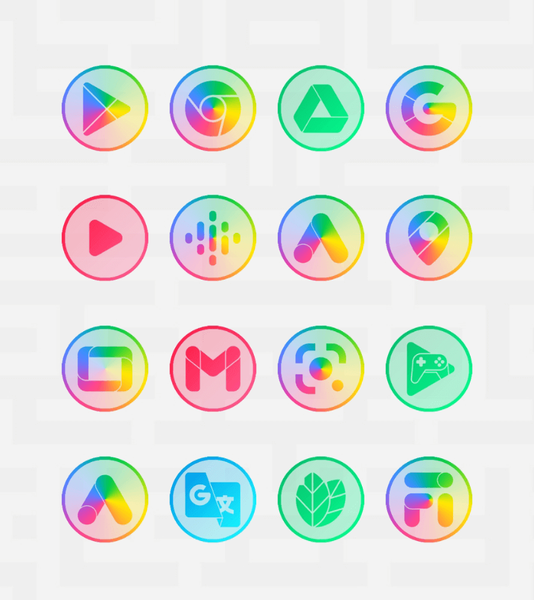 Circle Clear Icon Pack - عکس برنامه موبایلی اندروید