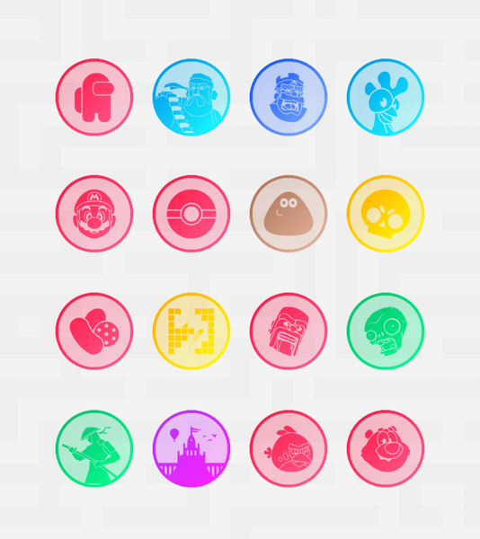 Circle Clear Icon Pack - عکس برنامه موبایلی اندروید