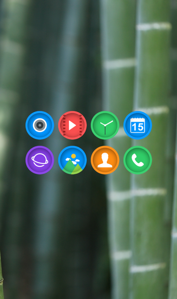 Circle Crop - Icon Pack - عکس برنامه موبایلی اندروید
