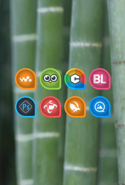Dropicon Cut - Icon Pack - عکس برنامه موبایلی اندروید