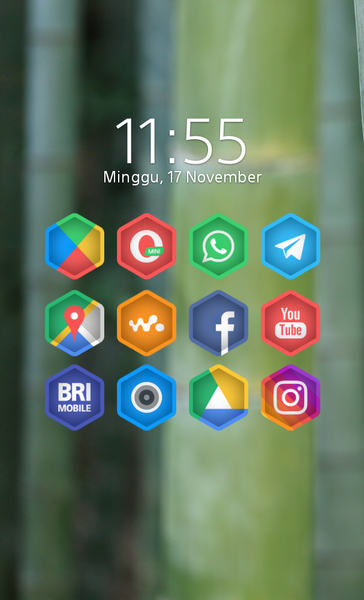 Hexa Crop - Icon Pack - عکس برنامه موبایلی اندروید