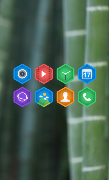 Hexa Crop - Icon Pack - عکس برنامه موبایلی اندروید