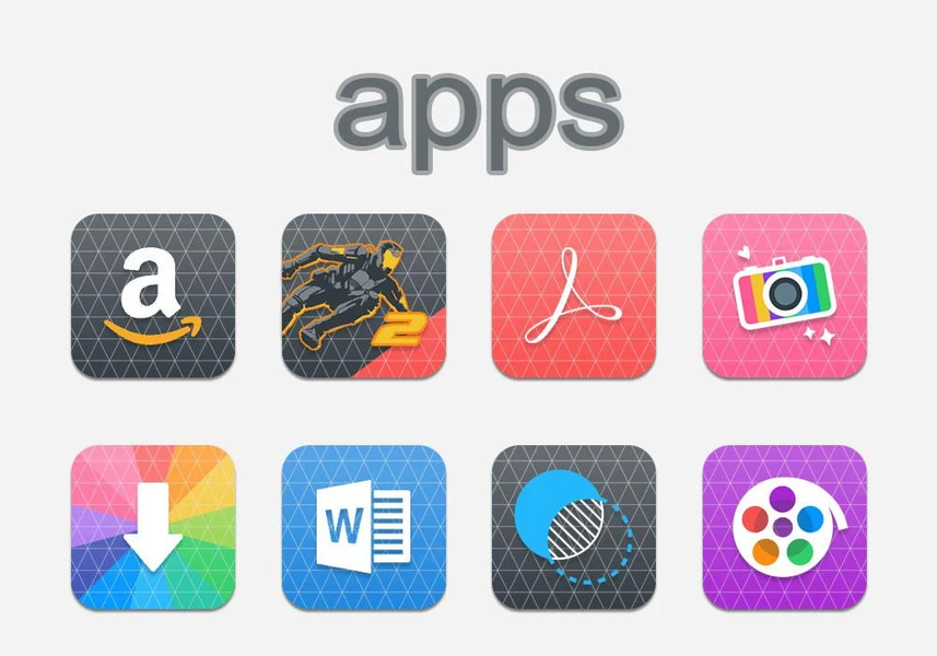 Diamond - Icon Pack - عکس برنامه موبایلی اندروید