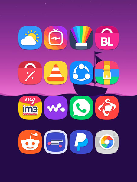 Squirrel - Icon Pack - عکس برنامه موبایلی اندروید