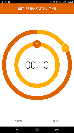 Interval timer with music - عکس برنامه موبایلی اندروید