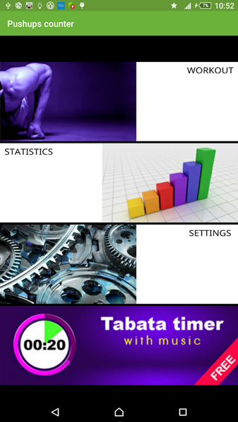 Push-ups - Image screenshot of android app