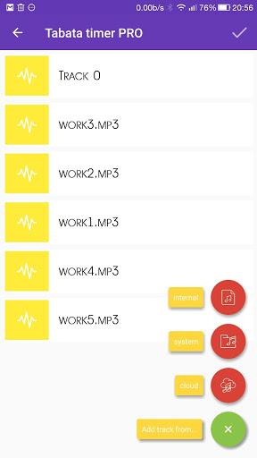 Tabata timer with music - عکس برنامه موبایلی اندروید