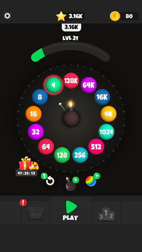 Roll Merge 3D - Number Puzzle - Gameplay image of android game