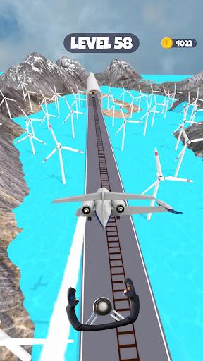 Sling Plane 3D - Sky Crash Jet - Gameplay image of android game