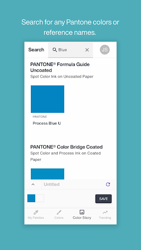 Pantone Connect - Image screenshot of android app