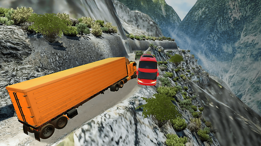 Risky Roads Bus Driver Offroad - عکس بازی موبایلی اندروید