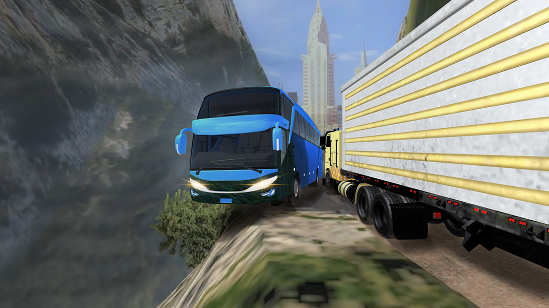 Risky Roads Bus Driver Offroad - عکس بازی موبایلی اندروید