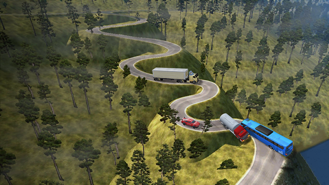Risky Roads Bus Driver Offroad - عکس بازی موبایلی اندروید