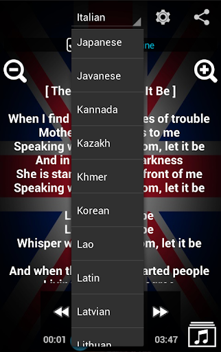 Learn English with Music - عکس برنامه موبایلی اندروید