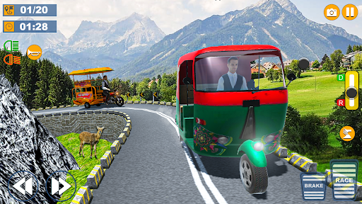Tuk Tuk Offroad Auto Rickshaw - Gameplay image of android game
