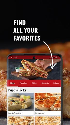 Papa Johns Pizza & Delivery - Image screenshot of android app