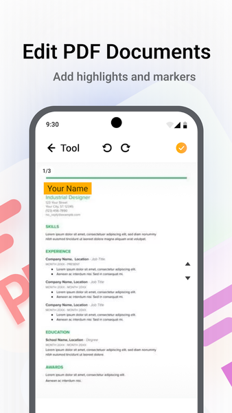 All Document Reader - عکس برنامه موبایلی اندروید