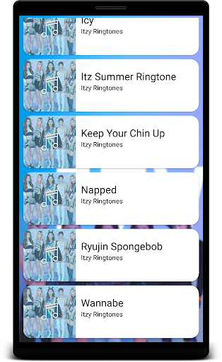 Itzy Ringtones - Image screenshot of android app