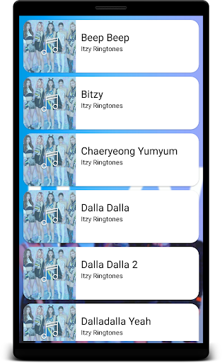 Itzy Ringtones - Image screenshot of android app