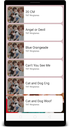 TXT Ringtones - Image screenshot of android app