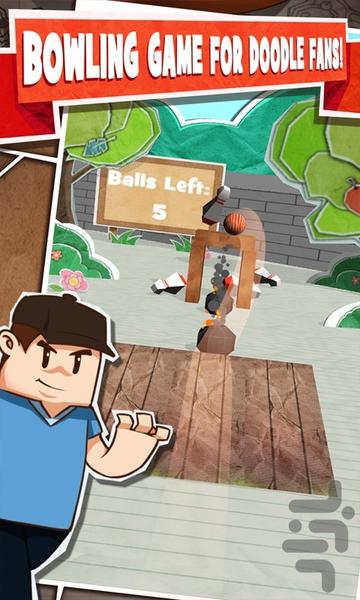 Paper Bowling - Gameplay image of android game
