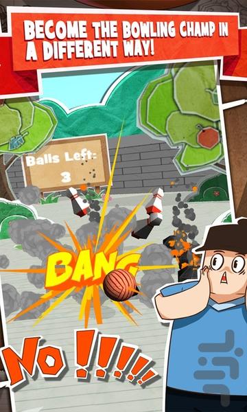 Paper Bowling - Gameplay image of android game