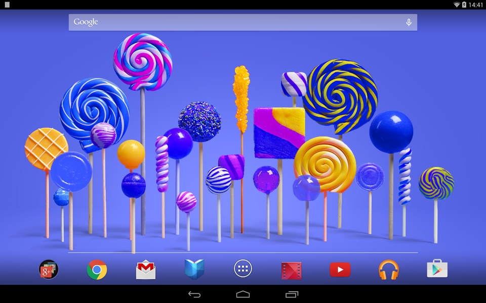 Lollipop Live Wallpaper - Image screenshot of android app