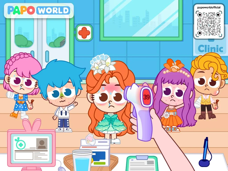 Papo City: Hospital - عکس بازی موبایلی اندروید