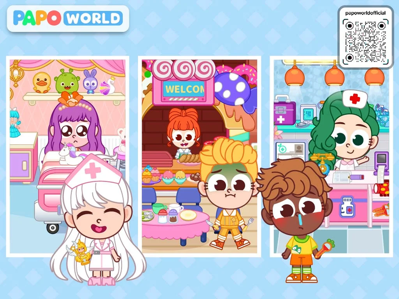 Papo City: Hospital - عکس بازی موبایلی اندروید