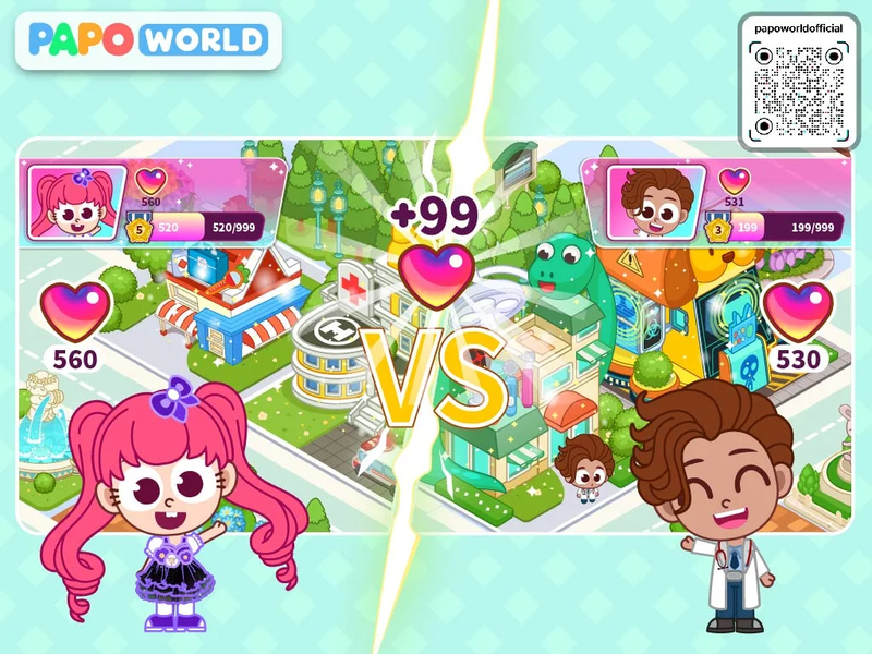 Papo City: Hospital - عکس بازی موبایلی اندروید