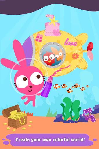 Purple Pink Coloring Fun - Gameplay image of android game