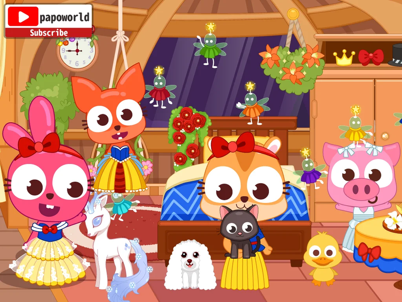 Papo Town Fairytales - عکس بازی موبایلی اندروید