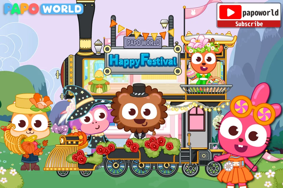 Papo Town Happy Festival - عکس بازی موبایلی اندروید