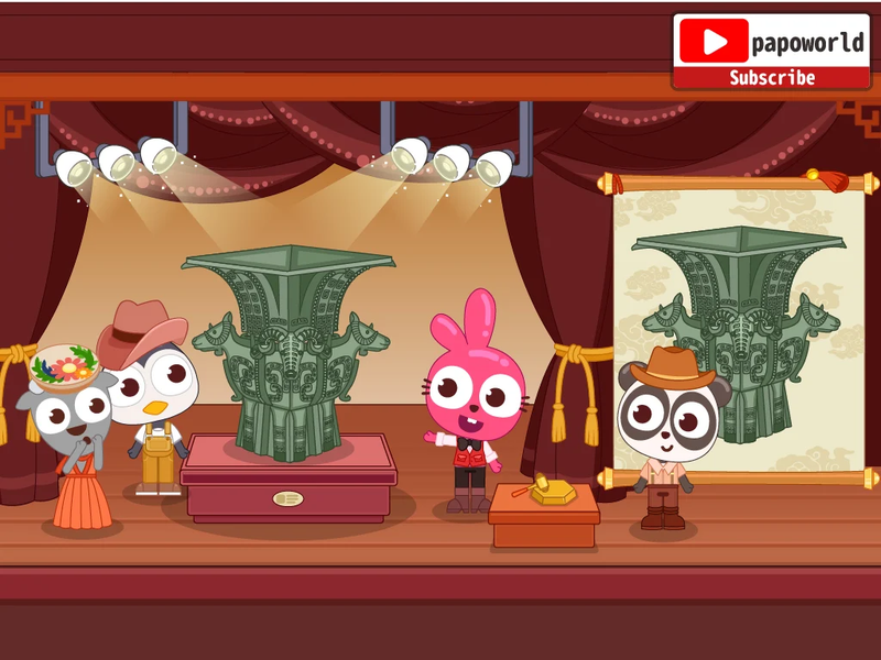 Papo Town History Discovery - Gameplay image of android game