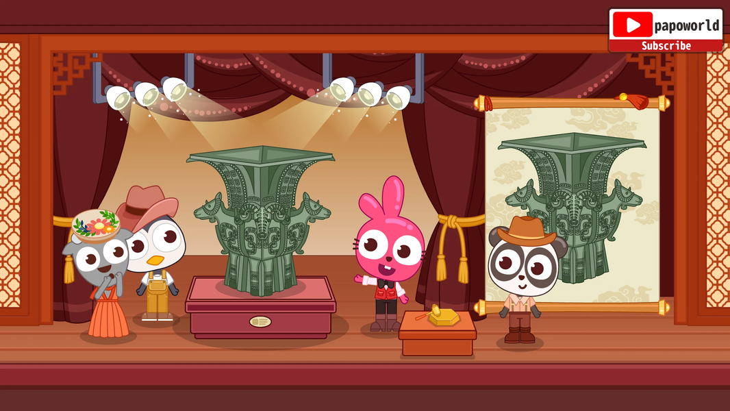 Papo Town History Discovery - Gameplay image of android game