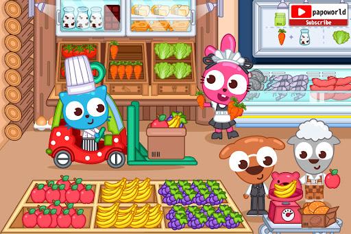 Papo Town Restaurant - Gameplay image of android game