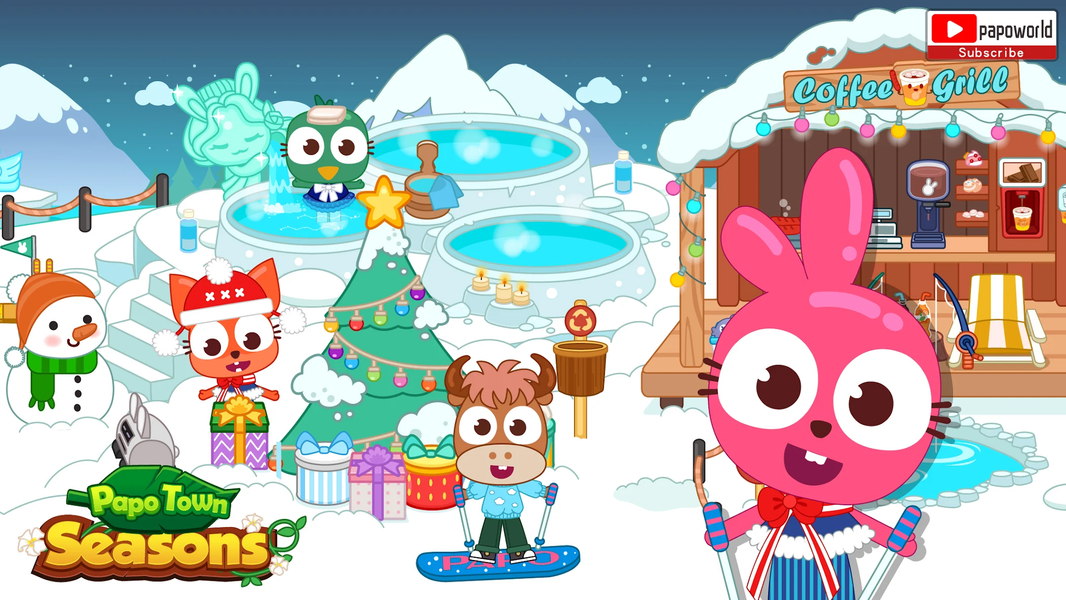 Papo Town Seasons - عکس بازی موبایلی اندروید