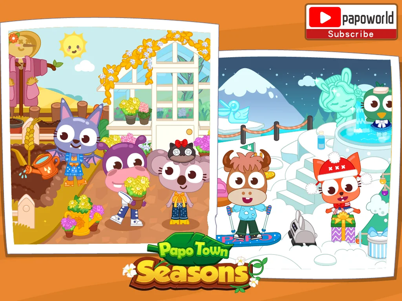 Papo Town Seasons - عکس بازی موبایلی اندروید