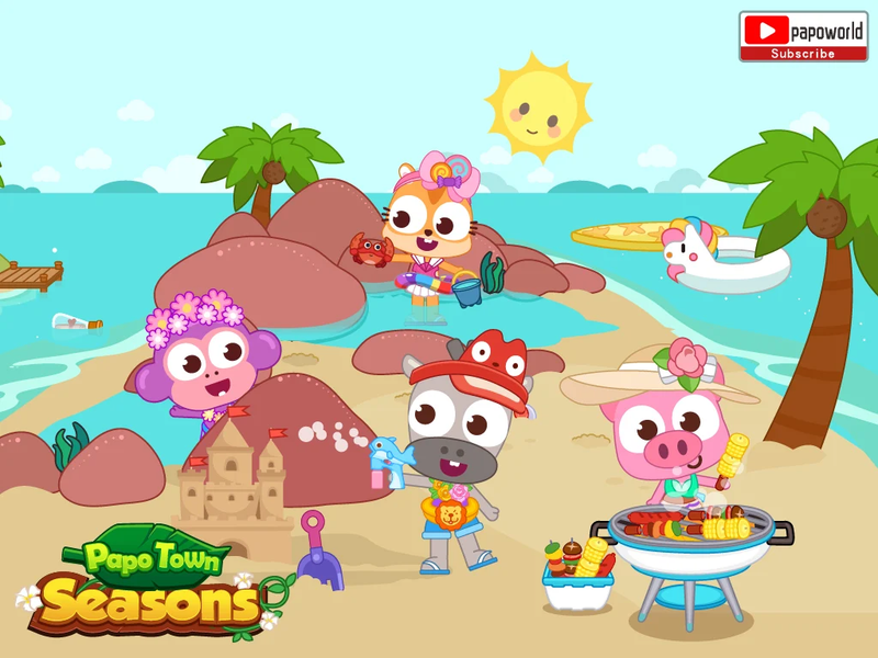 Papo Town Seasons - عکس بازی موبایلی اندروید