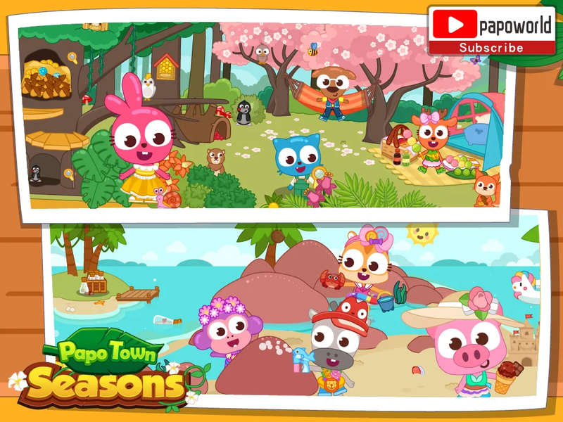 Papo Town Seasons - عکس بازی موبایلی اندروید