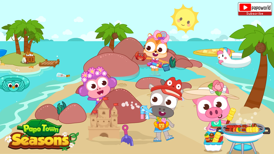 Papo Town Seasons - عکس بازی موبایلی اندروید