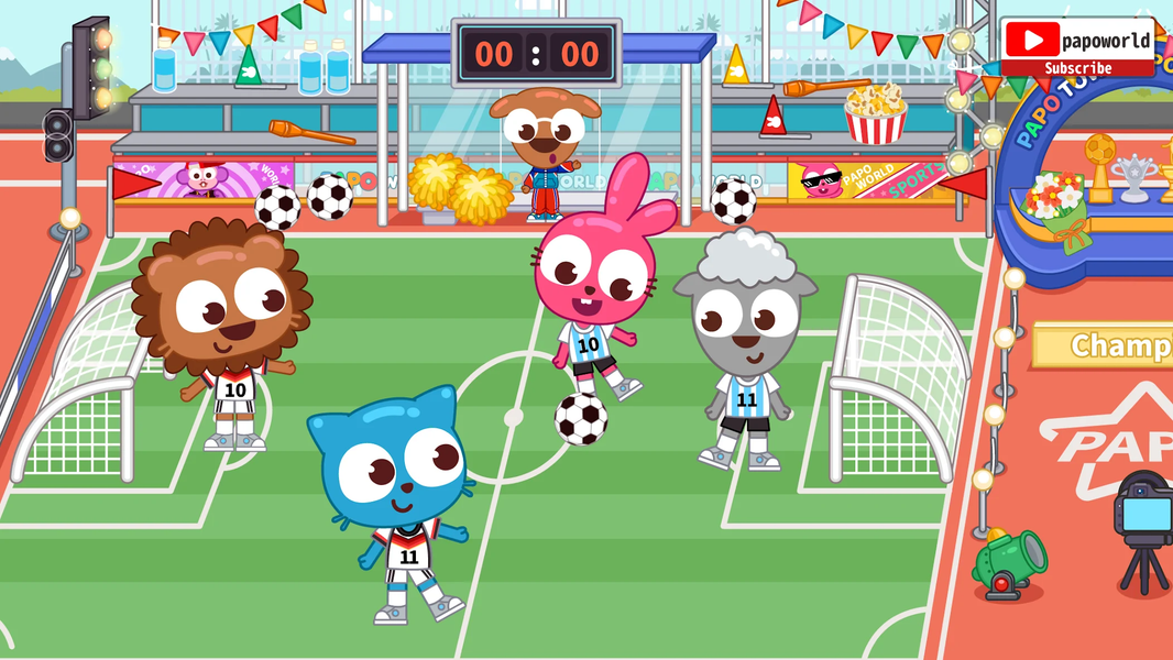 Papo Town Sports Meet - عکس بازی موبایلی اندروید