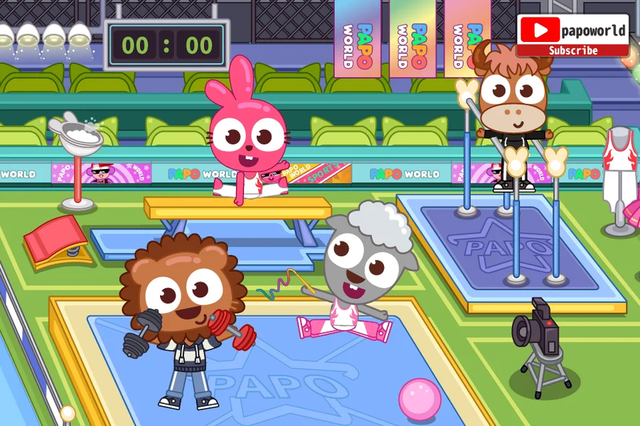 Papo Town Sports Meet - Gameplay image of android game