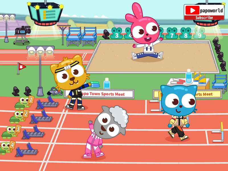 Papo Town Sports Meet - عکس بازی موبایلی اندروید