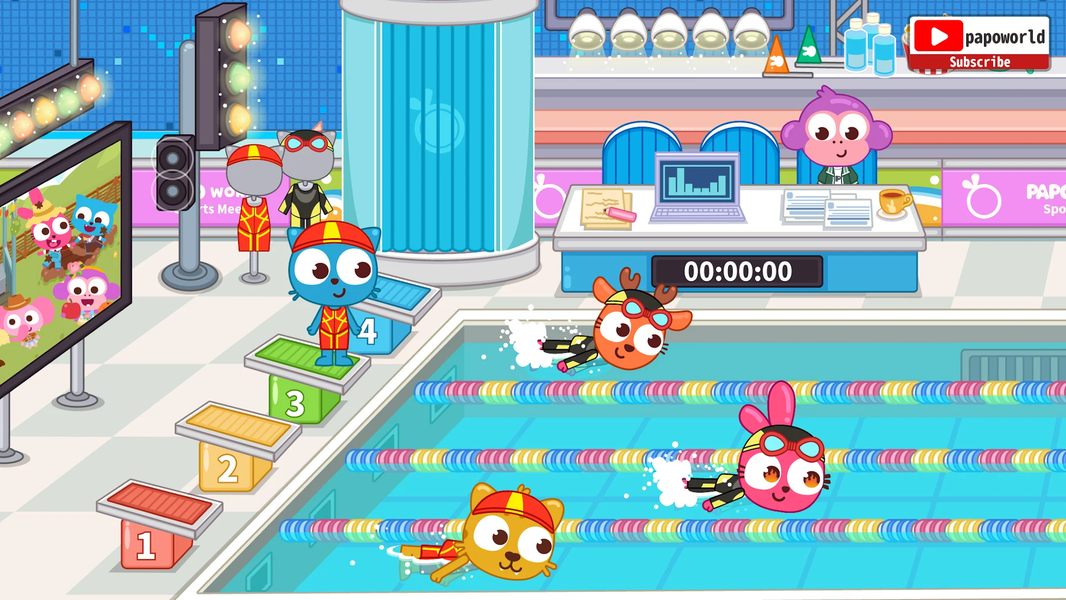 Papo Town Sports Meet - عکس بازی موبایلی اندروید