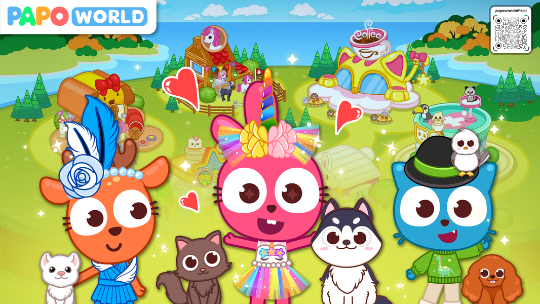 Papo Town Pet Life - عکس بازی موبایلی اندروید