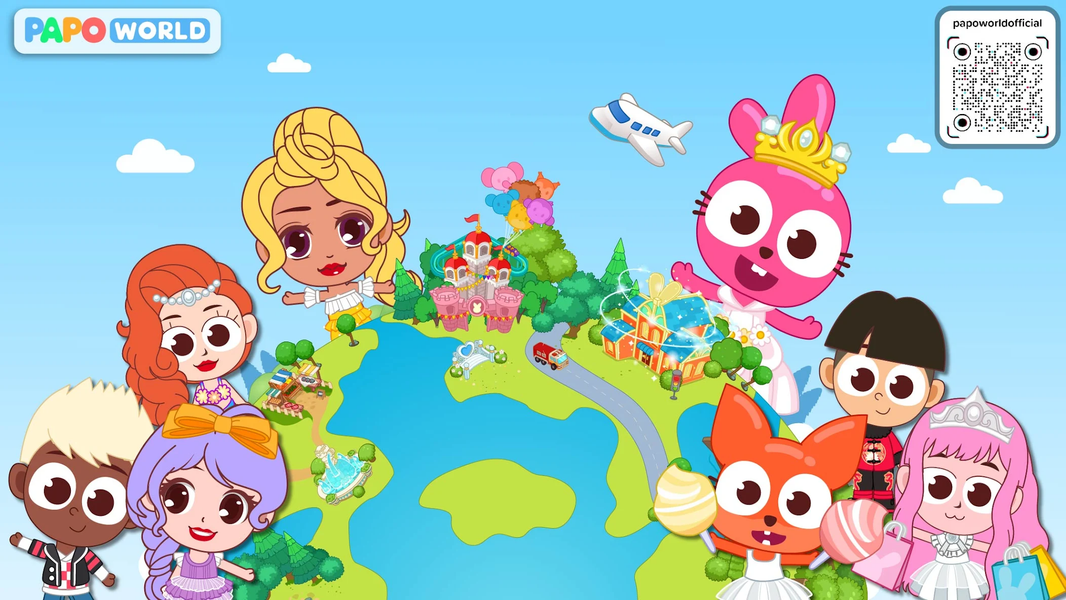 Papo Town World game for kids - عکس بازی موبایلی اندروید