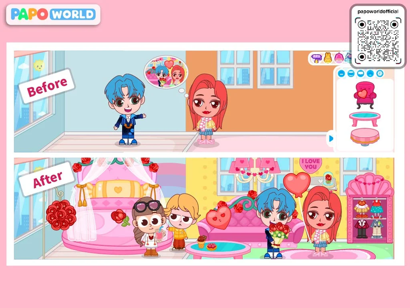 Papo Town World game for kids - عکس بازی موبایلی اندروید