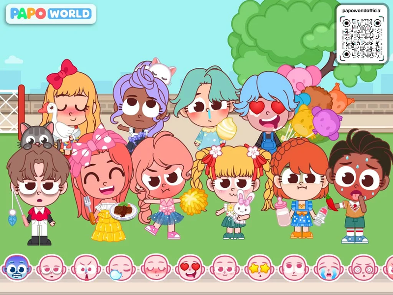 Papo Town World game for kids - عکس بازی موبایلی اندروید